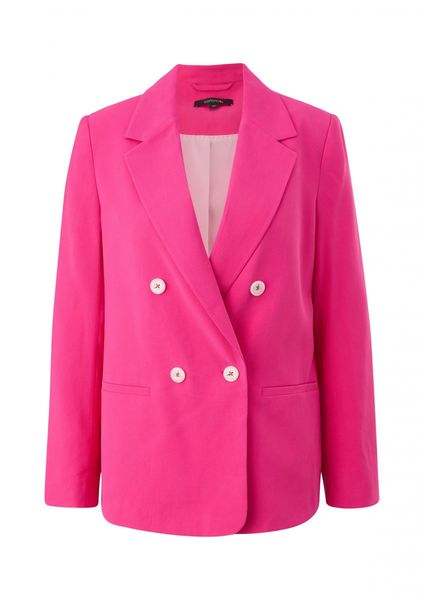 comma Long blazer in viscose mix  - pink (4462)