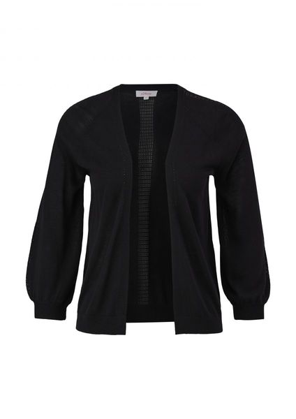 Black 2025 viscose cardigan