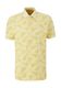 s.Oliver Red Label Polo shirt with an all-over print - yellow (12B1)