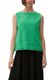 s.Oliver Black Label Blouse with a lace pattern - green (7588)
