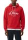 s.Oliver Red Label Hoodie with front print - red (31D1)