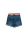 s.Oliver Red Label Loose fit: denim shorts with a glittery belt - blue (52Z1)