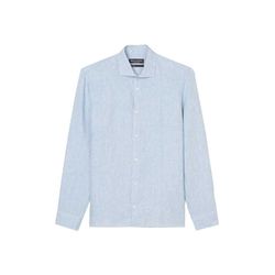 Marc O'Polo Linen long sleeve shirt - blue (E80)