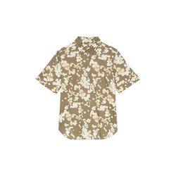 Marc O'Polo Short sleeve blouse with allover print - brown (B71)