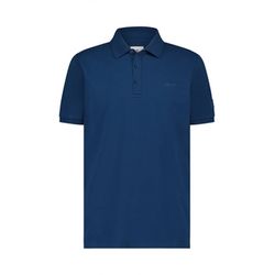 State of Art Polo shirt with rubber print - blue (5700)
