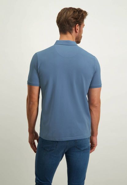 State of Art Poloshirt mit Gummidruck - blau (5300)