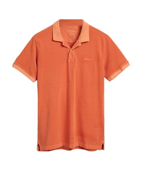 Gant Sunfaded piqué polo shirt - orange (834)