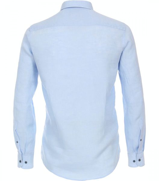 Casamoda Casual linen shirt - blue (106)