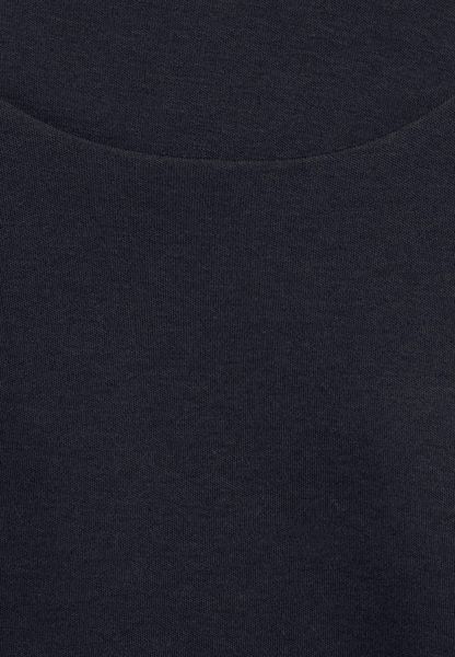 Street One Shirt in Unifarbe - blau (11238)