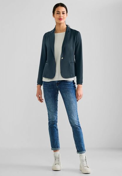 Street One Solid blazer in solid color - blue (14754)