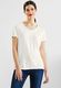 Street One T-shirt with lace detail - white (10108)
