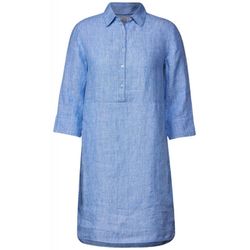 Cecil Linen chambray dress - blue/white (22770)