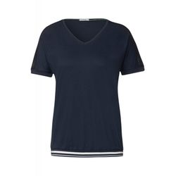 Cecil Mesh T-Shirt - blue (10128)