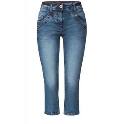 Cecil Casual fit jeans in 3/4 - Scarlett - blue (10283)