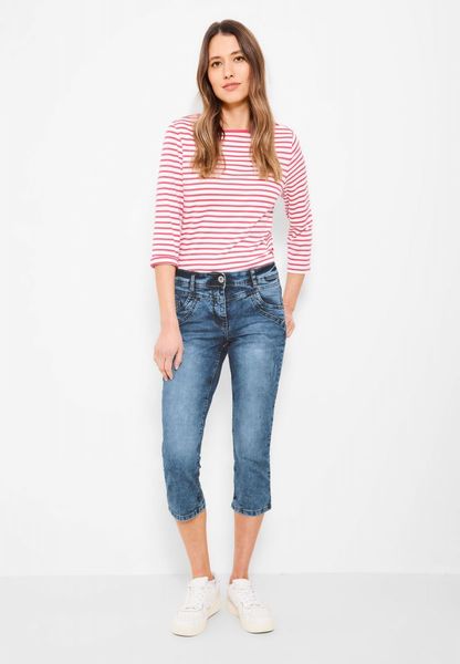 Cecil Casual fit jeans in 3/4 - Scarlett - blue (10283)