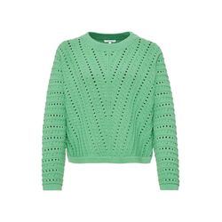 Opus Knitted sweater - Pinga - green (30002)