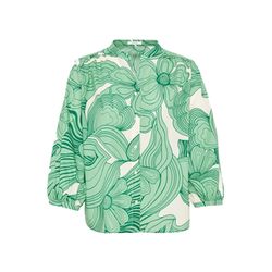 Opus Print blouse - Faomi - green (30002)