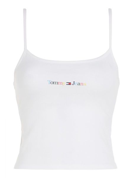 Tommy Jeans Color linear strap Top - white (YBR)