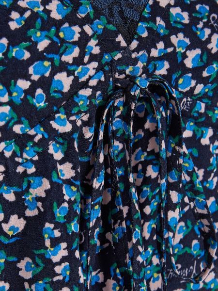 Tommy Jeans Crop Top avec imprimé à fleurs - bleu (0G1)