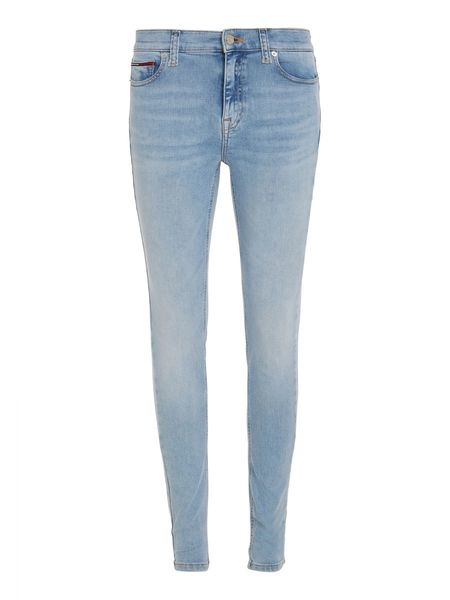 Tommy Jeans Nora Mid Rise Skinny Faded Jeans - blue (1AB)