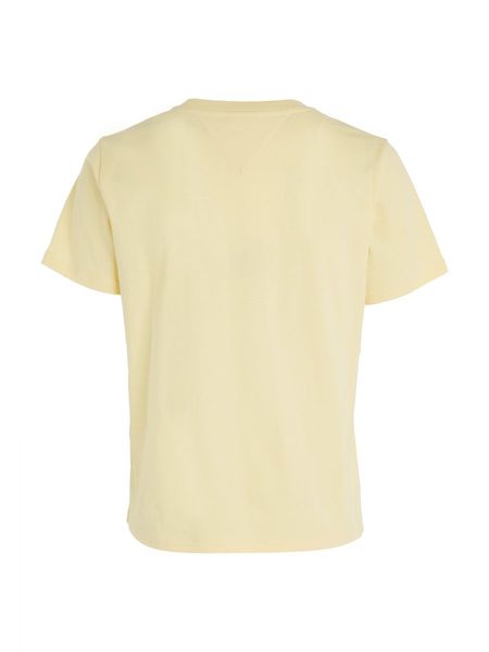 Tommy Jeans T-shirt mit Logo-Print - gelb (ZHO)