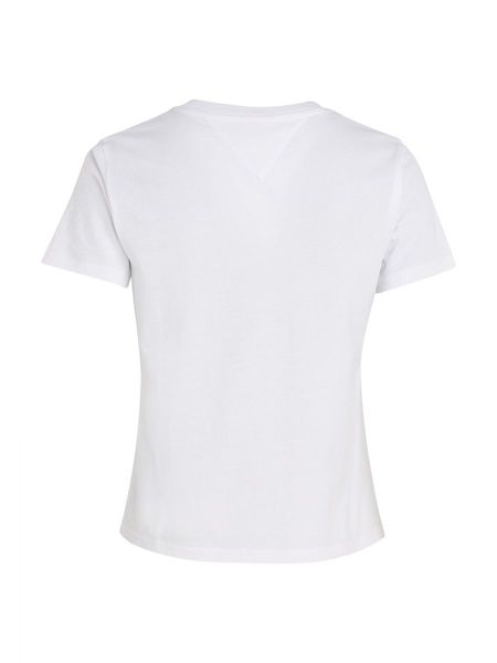 Tommy Jeans T-shirt avec logo imprimé - blanc (YBR)