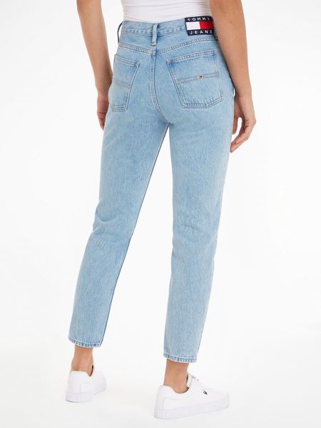 Tommy Jeans Izzie Jeans slim taille haute, longueur cheville - bleu (1AB)