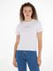Tommy Jeans T-shirt with logo print - white (YBR)