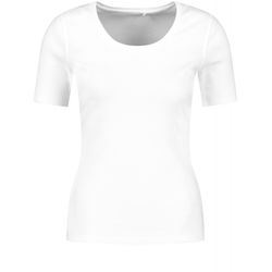 Gerry Weber Collection T-shirt en fine maille côtelée - blanc (99600)