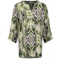 Gerry Weber Collection Blouse with 3/4 sleeves - beige/white/green (09058)