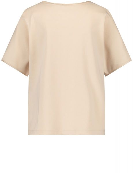 Gerry Weber Collection T-shirt with a pleat at the front - beige (90539)