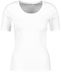Gerry Weber Collection T-shirt in a fine rib knit - white (99600)
