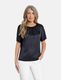 Gerry Weber Collection T-shirt with a pleat at the front - blue (80890)