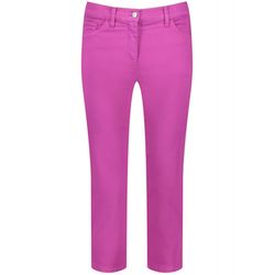 Gerry Weber Edition 3/4-length jeans with hem slits  - purple (30903)