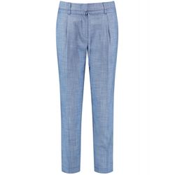 Gerry Weber Edition 7/8 pants citystyle with tie belt - blue (809230)