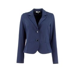 Signe nature Plain blazer with fake pockets - blue (96)