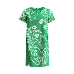 Signe nature Kleid mit Blumenmuster - grün (5)
