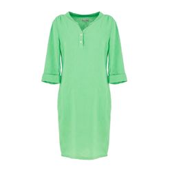 Signe nature Linen dress - green (5)
