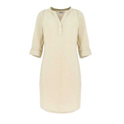 Signe nature Linen dress - beige (2)