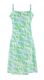 Signe nature Bedrucktes Kleid mit schmalen Trägern - grün/blau (5)