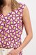 Signe nature Printed blouse with V-neck - pink (24)
