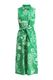 Signe nature Printed dress with tie belt - green (5)