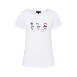 More & More T-shirt avec imprimé sur le devant - blanc (0010)