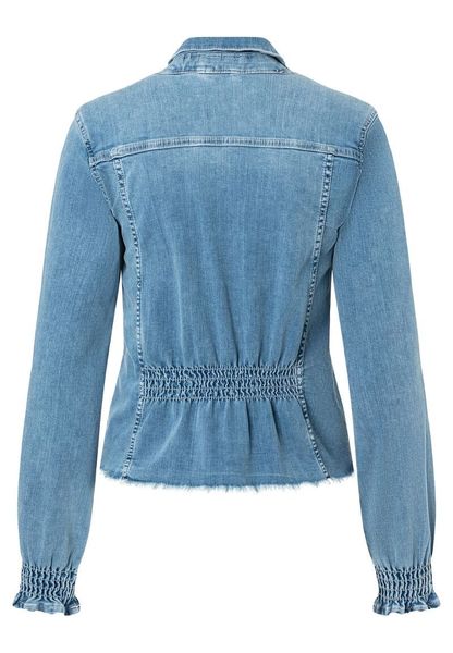 More & More Denim jacket with smock detail    - blue (0961)