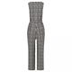 More & More Printed Slinky Jumpsuit - white/black (2790)