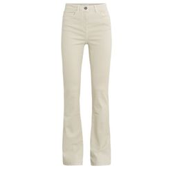 Yaya Ausgestellte Jeans mit hoher Taille - beige (30905)