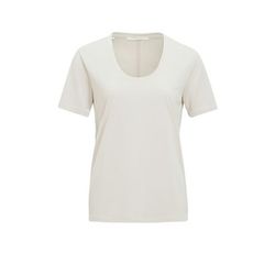 Yaya Basic T-shirt Slim Fit - beige (40002)
