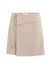 Yaya Mini skirt with wrap effect - beige (51306)
