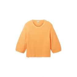 Tom Tailor Pullover mit Raglan-Ärmeln - orange (29751)