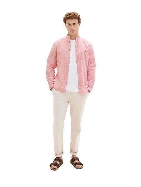 Tom Tailor Fitted structured shirt - pink (31774)